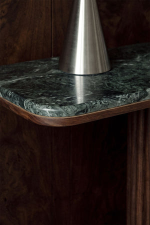 Talix Console Table - Green Marble