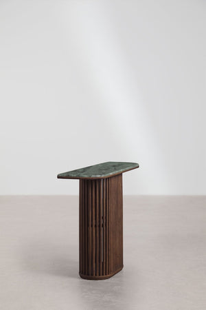 Talix Console Table - Green Marble