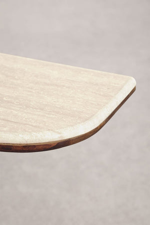 Talix Console Table - Travertine