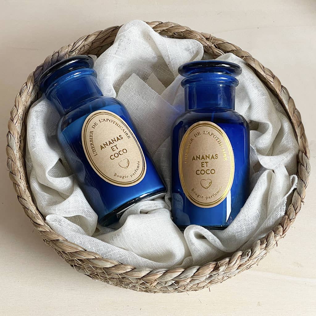 Blue Herbier candle - Pineapple & Coconut
