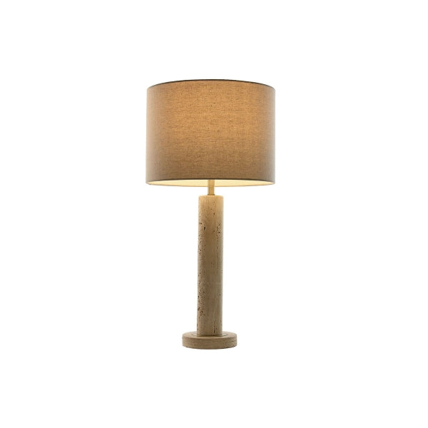 Lux Travertine Lamp