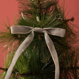 Green Velvet Bows - Set Of 12