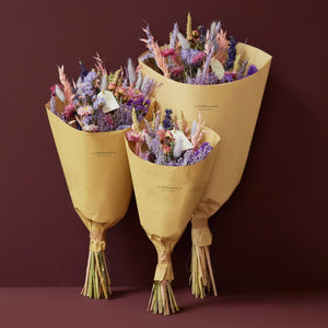 Dried Flowers - Field Bouquet - Purple Glow