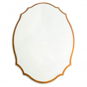 Beveled Mirror with Antique Gold Frame