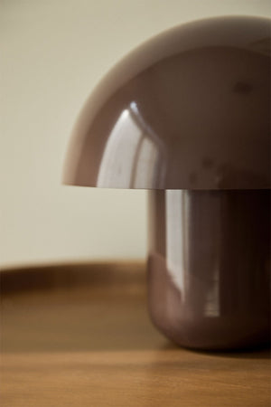 Close-up of the Zyora lamp dome shade