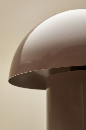 Zyora iron table lamp side view