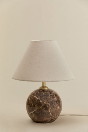 Marvexi Table Lamp – Brown Marble