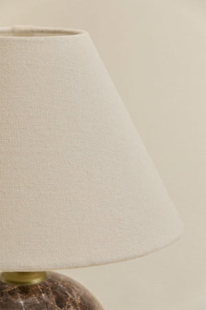 Marvexi Table Lamp – Brown Marble
