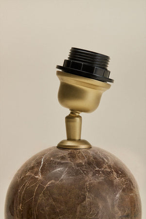 Marvexi Table Lamp – Brown Marble