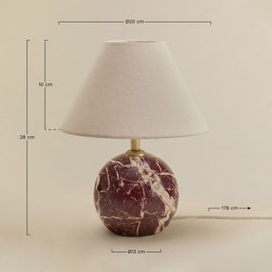 Marvexi Table Lamp – Green Marble