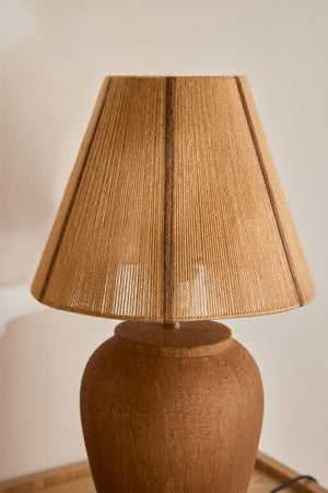 Close-up of the Verena textured terracotta base