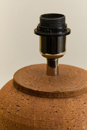 Top view of the Verena wool lampshade