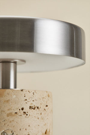 Isasia Wireless LED Table Lamp - Travertine
