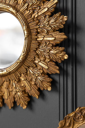 Antique Gold Leaf Mirror