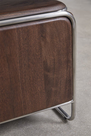 Altrex TV unit – lifestyle shot in warm interior with artwork above