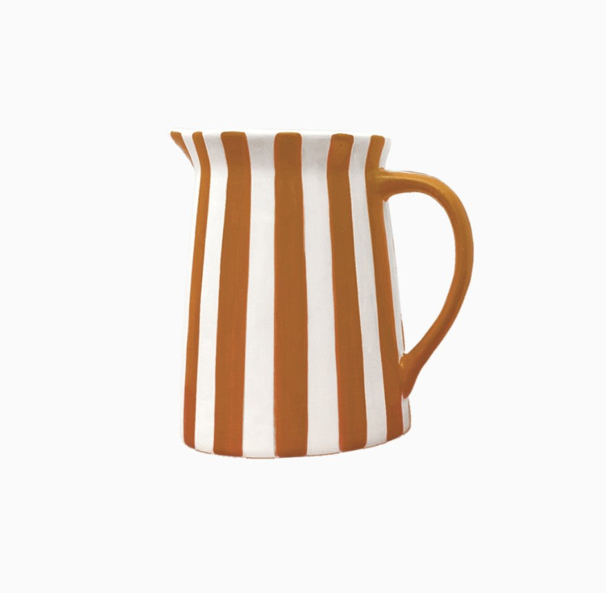 Trattoria Striped Jug