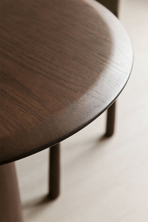 Nuveta Oval Extendable Dining Table - Dark Wood