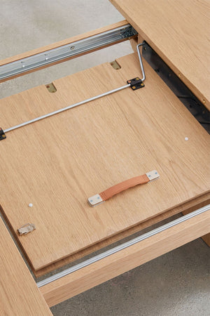 Nuveta Oval Extendable Dining Table - Ash Wood