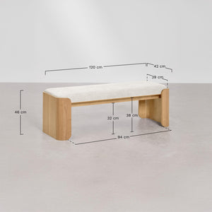 Lofren Bench - Mocha Brown