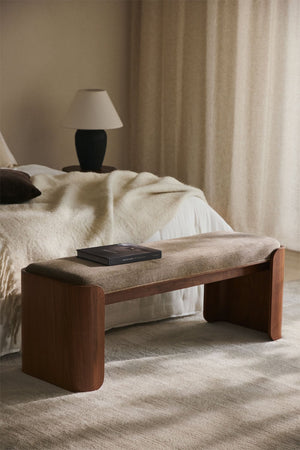 Lofren Bench - Mocha Brown