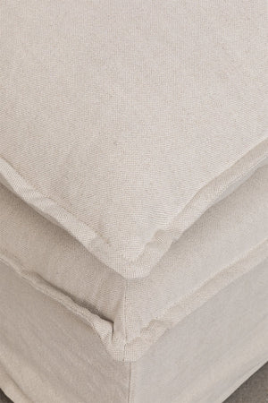 Grace Linen Pouf