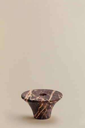 Bellvion Candle Holder - Red Marble