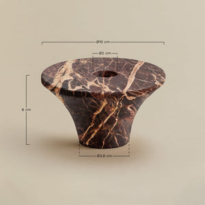 Bellvion Candle Holder - Green Marble