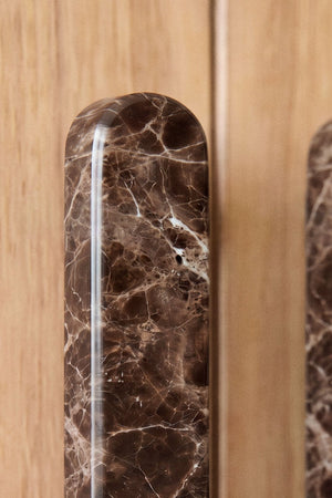 Casbina Marble Handles, 16cm - Set of 2