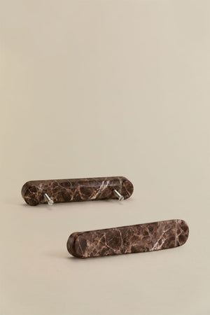 Casbina Marble Handles, 16cm - Set of 2