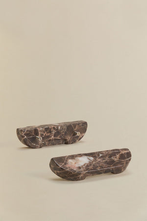 Tinesla Marble Handles, 16cm - Set of 2