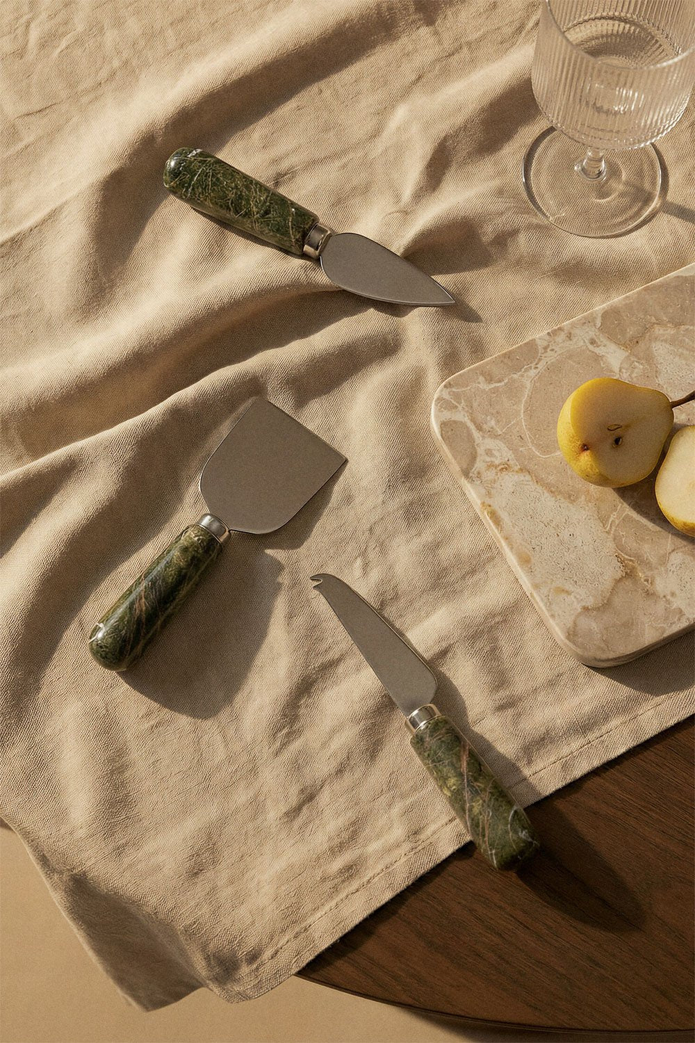 Calven Cheese Marble Set