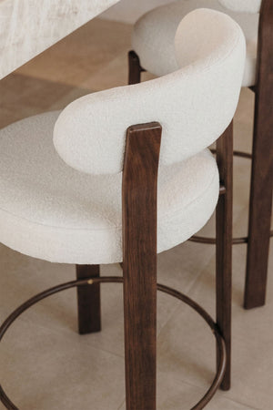 Jolie Stools with Backrest