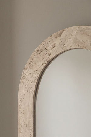 Alune Travertine Wall Mirror