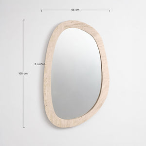 Urkiz Natural Stone Mirror - Travertine