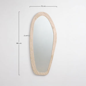 Urkiz Natural Stone Mirror - Brown Marble