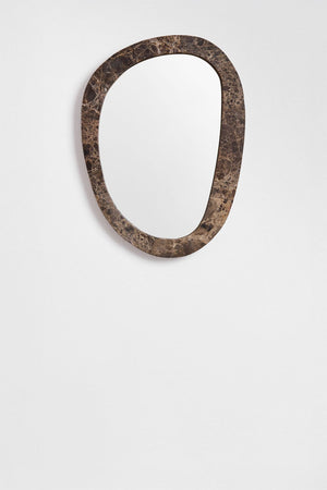 Urkiz Natural Stone Mirror - Brown Marble