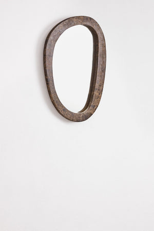 Urkiz Natural Stone Mirror - Brown Marble