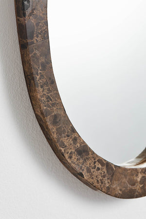 Urkiz Natural Stone Mirror - Brown Marble