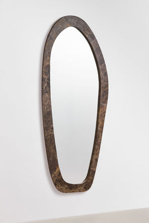 Urkiz Natural Stone Mirror - Brown Marble