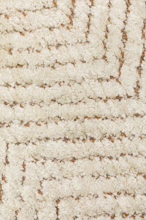 Kalina rug – second overhead flat lay view, full rectangular shape, consistent herringbone pattern visible