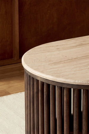 Talix Coffee Table - Travertine