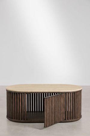 Talix Coffee Table - Travertine