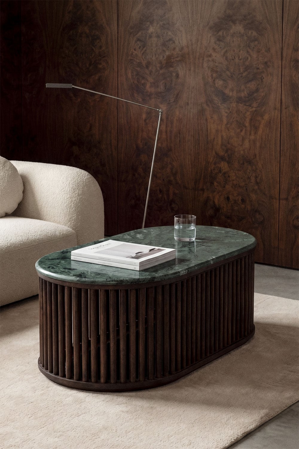 Talix Coffee Table - Green Marble