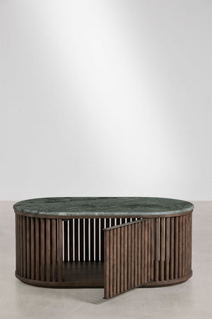 Talix Coffee Table - Green Marble