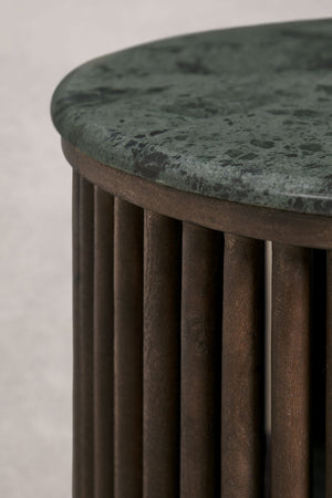 Talix Coffee Table - Green Marble