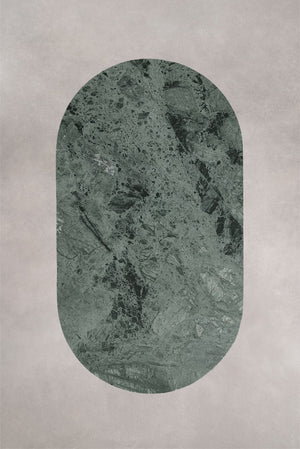 Talix Coffee Table - Green Marble
