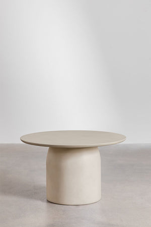 Layana concrete coffee table side detail