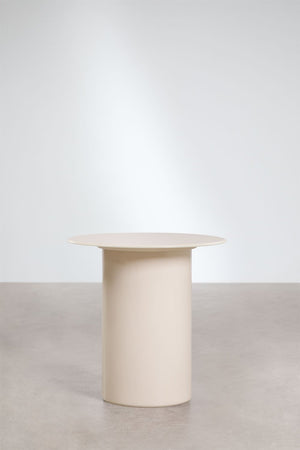 Close-up of the Asgri side table's MDF base