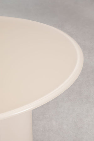 Asgri side table base and floor-protection detail