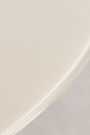 Asgri round side table styled in an interior